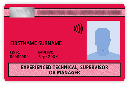 CSCS Red Technical Supervisor/Management Card (TSM)