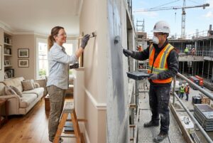 Domestic painter vs commercial construction painter