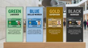 cscs card types and colors uk