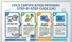 flowchart showing how to upgrade an expired Red CPCS Card to a Blue Card