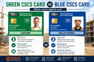green cscs card to blue cscs card