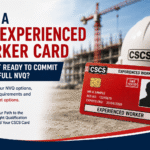 CSCS Red Experienced Worker Card and NVQ options for experienced construction workers